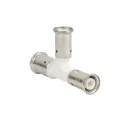 МП-Пресс Тройник Henco редук 20х16х16 белый PVDF_1