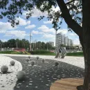 Плитка тротуарная Антик стоунмикс белый 0,94м²_3