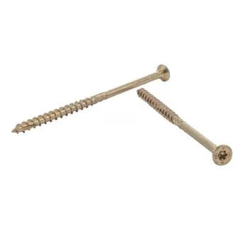 Изображение товара Шуруп конструкционный 6х100 мм с потайной головкой, 25 шт/уп Изображение товара Шуруп конструкционный 6х100 мм с потайной головкой, 25 шт/уп