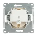 Механизм розетки с заземлением со шторками и крышкой AtlasDesign бежевый IP20 Systeme Electric_5