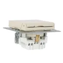 Механизм розетки с заземлением со шторками и крышкой AtlasDesign бежевый IP20 Systeme Electric_4