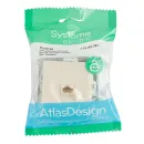 Механизм розетки компьютерной RJ45 5E AtlasDesign бежевый IP20 Systeme Electric_5