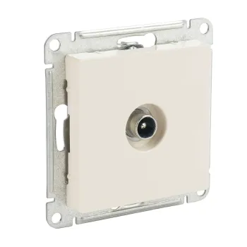 Изображение товара Механизм розетки TV оконечной AtlasDesign Systeme Electric встраиваемый бежевый Изображение товара Механизм розетки TV оконечной AtlasDesign Systeme Electric встраиваемый бежевый