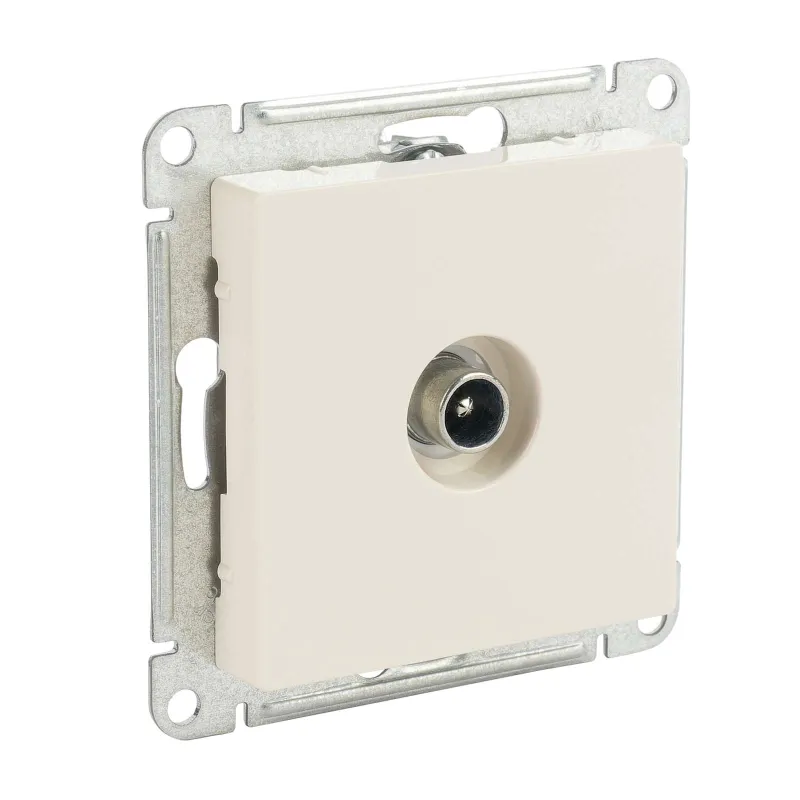 Механизм розетки ТВ оконечной AtlasDesign бежевый IP20 Systeme Electric_1