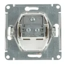 Механизм розетки TV проходной 4DB Systeme Electric AtlasDesign, бежевый_4