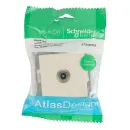 Механизм розетки TV проходной 4DB Systeme Electric AtlasDesign, бежевый_5