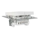 Механизм переключателя проходного двухклавишный AtlasDesign белый IP20 Systeme Electric_3