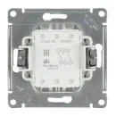 Механизм переключателя проходного двухклавишный AtlasDesign белый IP20 Systeme Electric_4