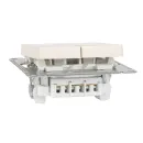 Механизм переключателя проходного двухклавишный AtlasDesign бежевый IP20 Systeme Electric_3