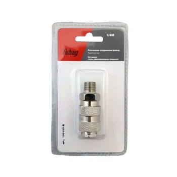 Изображение товара Разъемное соединение Fubag рапид (муфта) 1/4"M НР для пневмосистем Изображение товара Разъемное соединение Fubag рапид (муфта) 1/4"M НР для пневмосистем