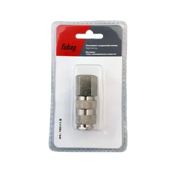 Изображение товара Разъемное соединение Fubag рапид 1/4"F ВР для пневмосистем Изображение товара Разъемное соединение Fubag рапид 1/4"F ВР для пневмосистем