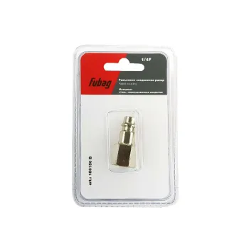 Изображение товара Разъемное соединение Fubag рапид 1/4''F ВР для пневмоинструмента Изображение товара Разъемное соединение Fubag рапид 1/4''F ВР для пневмоинструмента