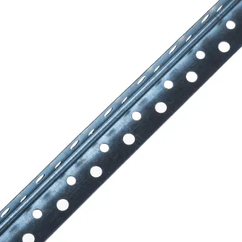 Изображение товара Профиль угловой Knauf 20х20х3000 мм оцинкованный перфорированный Изображение товара Профиль угловой Knauf 20х20х3000 мм оцинкованный перфорированный