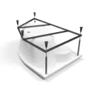 Ванна акриловая Cersanit Kaliope 170x110см асимметричная левая_4