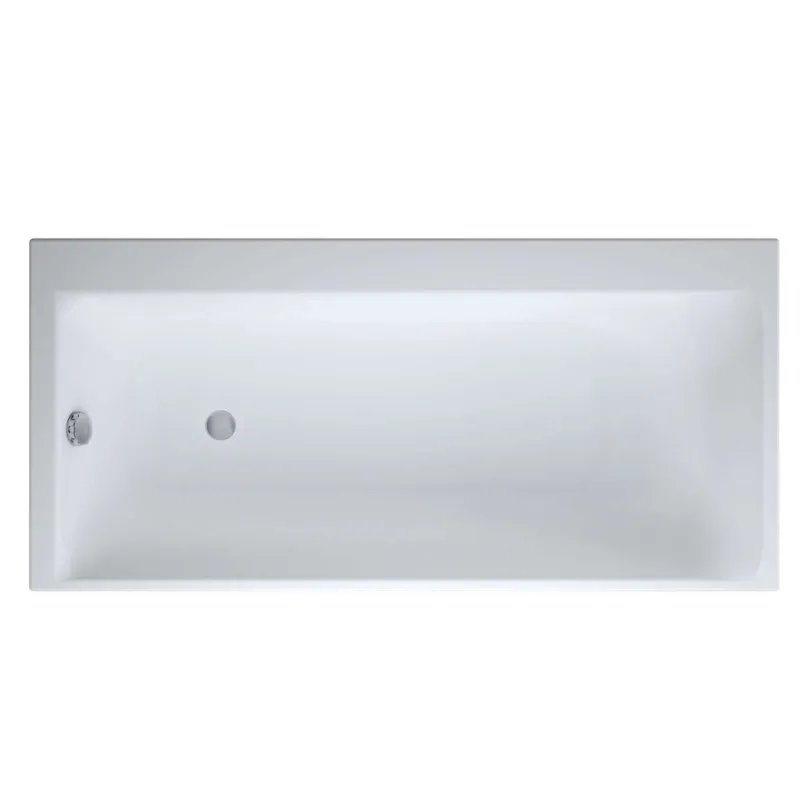 Ванна акриловая асимметричная правая Cersanit Smart 170x80см_1