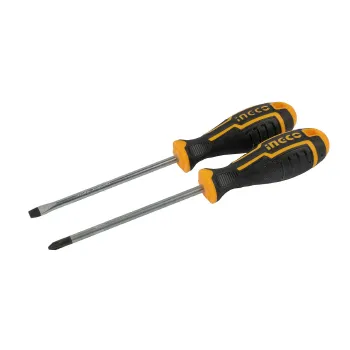 Изображение товара Набор отверток PH/SL 2 шт Ingco с магнитным наконечником Изображение товара Набор отверток PH/SL 2 шт Ingco с магнитным наконечником