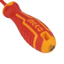 Отвёртка крестовая диэлектрическая PH0×60мм 1000В Ingco_3