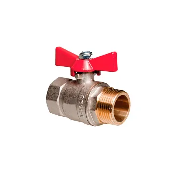 Изображение товара Кран шаровый Altstream ВР-НР 1" бабочка Изображение товара Кран шаровый Altstream ВР-НР 1" бабочка