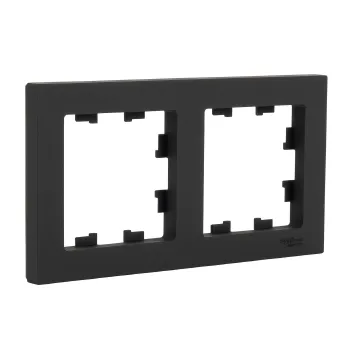 Изображение товара Рамка двухместная Systeme Electric AtlasDesign для выключателей и розеток Изображение товара Рамка двухместная Systeme Electric AtlasDesign для выключателей и розеток