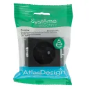 Механизм розетки без заземления AtlasDesign карбон IP20 Systeme Electric_5