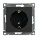 Механизм розетки с заземлением AtlasDesign карбон IP20 Systeme Electric_2