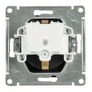 Механизм розетки с заземлением со шторками и крышкой AtlasDesign карбон IP20 Systeme Electric_5