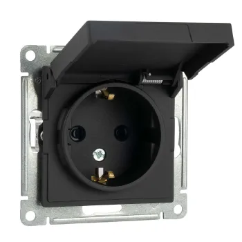 Изображение товара Механизм розетки с заземлением и защитными шторками AtlasDesign Systeme Electric Изображение товара Механизм розетки с заземлением и защитными шторками AtlasDesign Systeme Electric