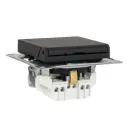 Механизм розетки с заземлением со шторками и крышкой AtlasDesign карбон IP20 Systeme Electric_4