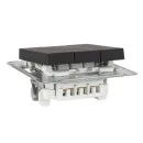 Механизм выключателя трехклавишный AtlasDesign карбон IP20 Systeme Electric_3