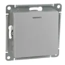 Механизм выключателя одноклавишный с подсветкой AtlasDesign алюминий IP20 Systeme Electric_1