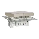 Механизм выключателя двухклавишный AtlasDesign шампань IP20 Systeme Electric_3