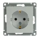 Механизм розетки с заземлением AtlasDesign алюминий IP20 Systeme Electric_2