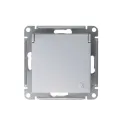 Механизм розетки с заземлением со шторками и крышкой AtlasDesign алюминий IP20 Systeme Electric_2