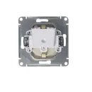 Механизм розетки с заземлением со шторками и крышкой AtlasDesign алюминий IP20 Systeme Electric_3