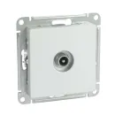 Механизм розетки ТВ проходной AtlasDesign IP20 алюминий Systeme Electric_1