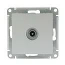 Механизм розетки ТВ проходной AtlasDesign IP20 алюминий Systeme Electric_2