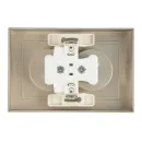 Розетка двухместная без заземления AtlasDesign шампань IP20 Systeme Electric_4