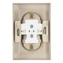 Розетка двухместная с заземлением AtlasDesign шампань IP20 Systeme Electric_4
