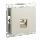 Механизм розетки компьютерная RJ45 5E AtlasDesign шампань IP20 Systeme Electric_1