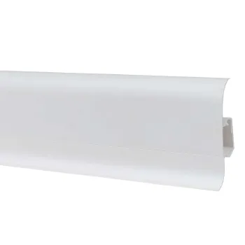 Изображение товара Плинтус Bonkeel Color ВС6001 из ПВХ 2200х60х25 мм белый для ламината и линолеума Изображение товара Плинтус Bonkeel Color ВС6001 из ПВХ 2200х60х25 мм белый для ламината и линолеума