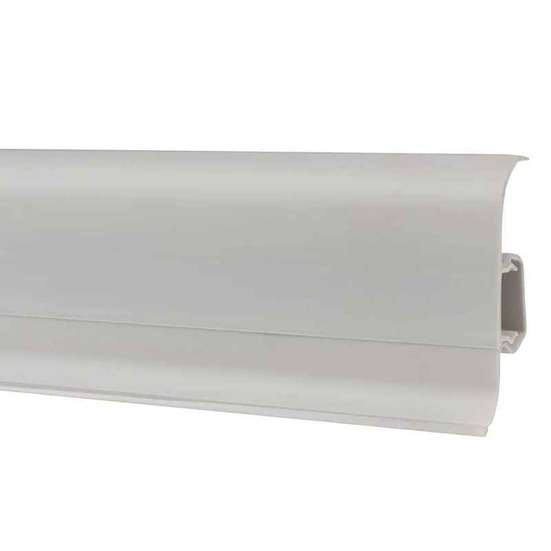Плинтус Bonkeel Color ВС6002 2200х60х25 мм светло-серый_1