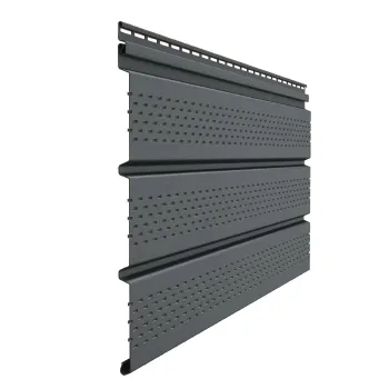 Изображение товара Софит ПВХ Docke Premium Т4 перфорированный графит 305х3000 мм Изображение товара Софит ПВХ Docke Premium Т4 перфорированный графит 305х3000 мм