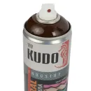 Эмаль аэрозольная для профнастила Kudo шоколадно-коричневая (RAL 8017) полуматовая 0,52л_5