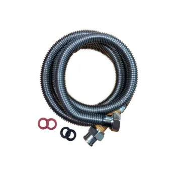 Изображение товара Металлическая газовая подводка Millennium 2 м ВР-ВР нержавеющая сталь Изображение товара Металлическая газовая подводка Millennium 2 м ВР-ВР нержавеющая сталь