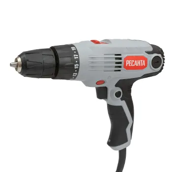 Изображение товара Шуруповерт Ресанта СШ-550-2 550 Вт с подсветкой и быстрым зажимом Изображение товара Шуруповерт Ресанта СШ-550-2 550 Вт с подсветкой и быстрым зажимом