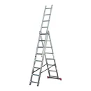 Лестница трехсекционная алюминиевая 3х8 ступеней 4,5м Krause Corda_2