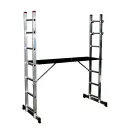 Подмости лестничные алюминиевые 2х7 ступеней Krause Corda_1