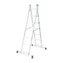 Подмости лестничные алюминиевые 2х7 ступеней Krause Corda_4