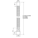 Гофра для сифона 1 1/2"х40/50 Орио 650мм_5