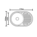 Мойка врезная SKL 7750 ECO L 0.6/160 1P (*15)_2